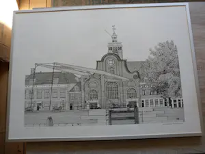 Sees Vlag - Zeefdruk: Rotterdam Delfshaven - 1979 kopen? Bied vanaf 70!