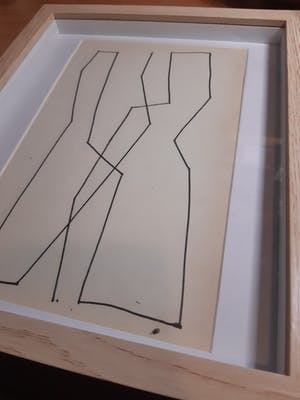 Siep van den Berg - Abstracte compositie kopen? Bied vanaf 1!