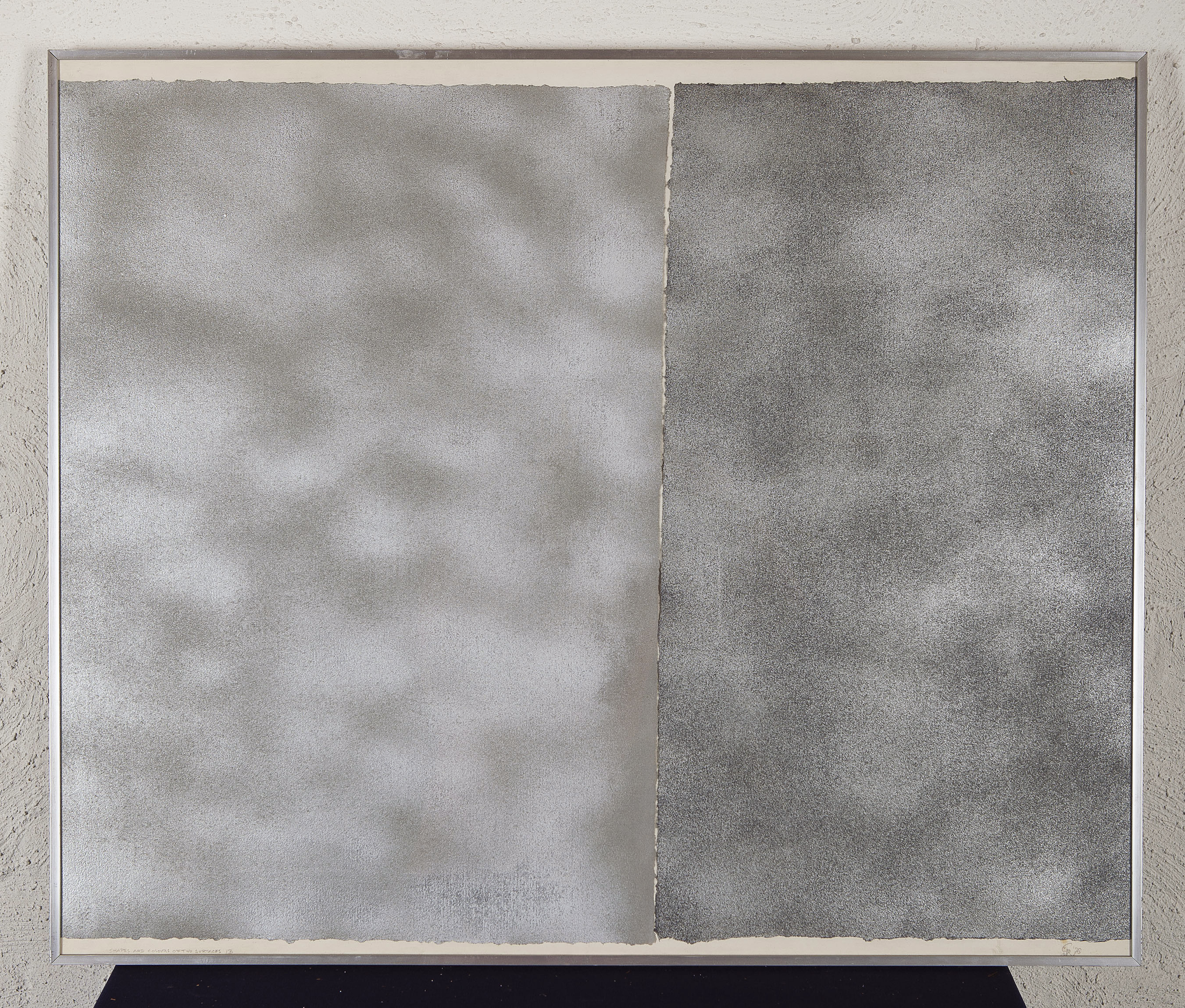 Kor Heemsbergen - Shapes and colours of two surfaces, nr. 1B kopen? Bied vanaf 20!