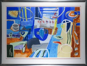 Anneke Peereboom - Zeefdruk, Pendant quelque temps - Ingelijst (Groot) kopen? Bied vanaf 50!