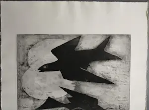 Jeanne Bieruma Oosting - het nest - gesigneerde ets kopen? Bied vanaf 399!