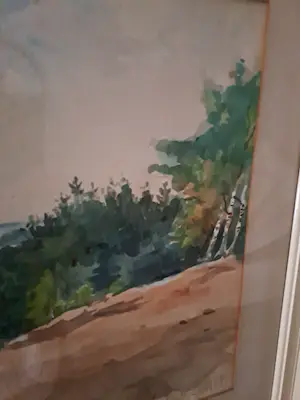 Piet te Lintum - Landschap met bomen kopen? Bied vanaf 100!