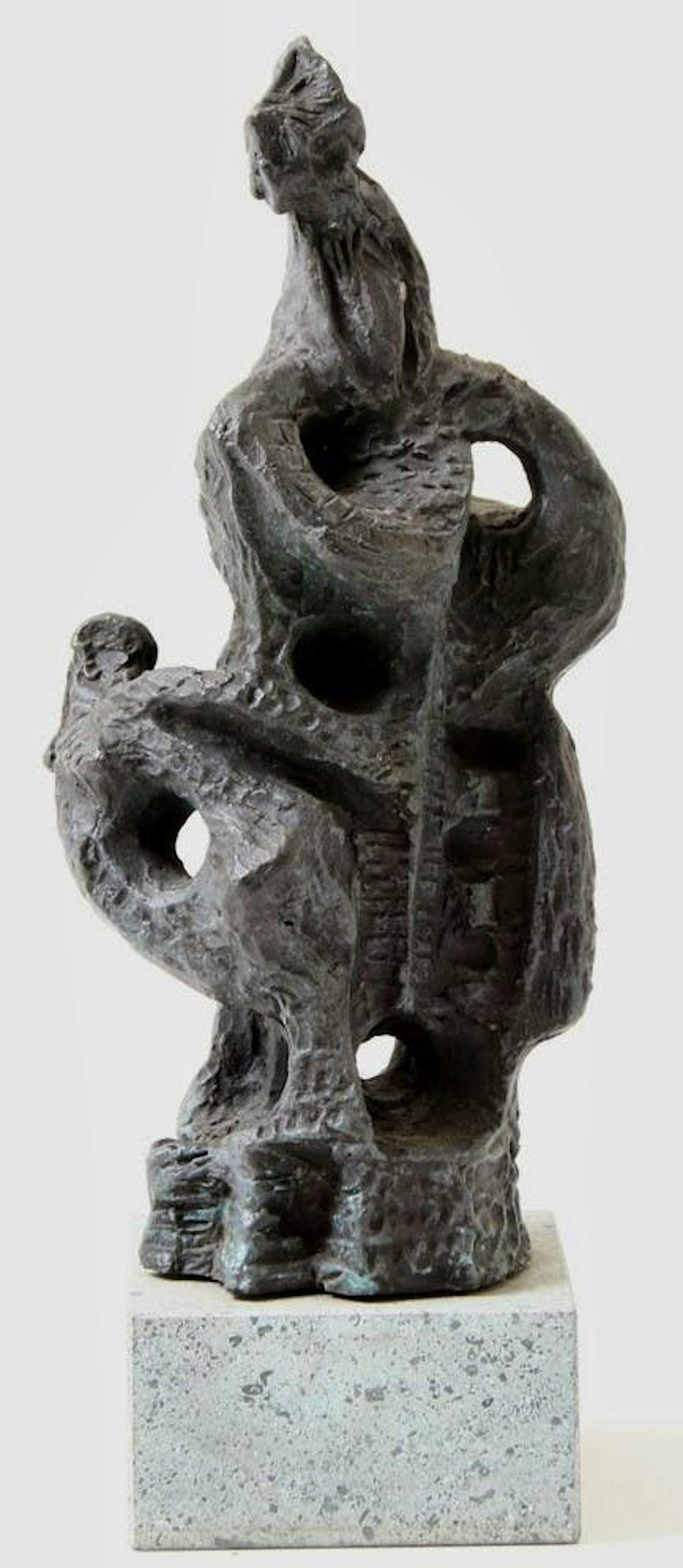 Klaas Boonstra - Bronzen sculptuur: 'Vrije vormen' - 1996 + certificaat kaufen? Bieten Sie von 325!