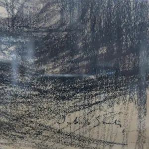 Jakob Smits - Gesigneerde houtskool tekening - Vrouw bij bed kopen? Bied vanaf 150!