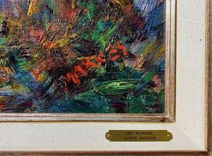 Jan Makkes - Rivierlandschap, olieverf op doek (mooi ingelijst) kopen? Bied vanaf 300!