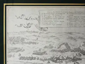 Johann Wilhelm Baur - Slag Mookerheide. kopen? Bied vanaf 39!