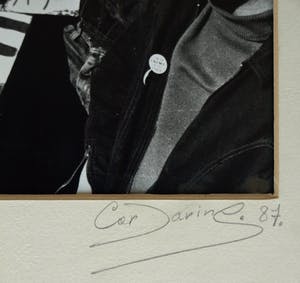 Cor Jaring - Foto , Verkiezingsbord Provo 1966 - ingelijst - 1987 kopen? Bied vanaf 75!