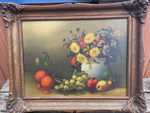 Tilly Moes - Stilleven met bloemen en fruit kopen? Bied vanaf 35!