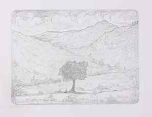 Janus Nuiten - Verschillende technieken, Lot van 59 diverse landschappen kopen? Bied vanaf 100!