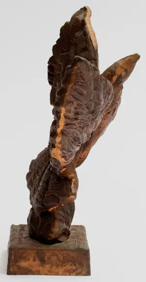 Willem Verbon - Verguld bronzen beeld: opvliegende fenix 'Gloria Fenix' - 1995 kopen? Bied vanaf 155!