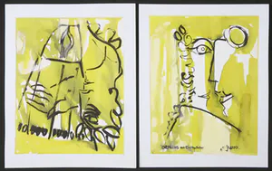 Joe Wols - Serie van 6 originele werken op papier, Orpheus en Eurydice kopen? Bied vanaf 1!