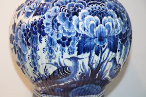 Porceleyne Fles - Royal Delft Dekselvaas kopen? Bied vanaf 150!