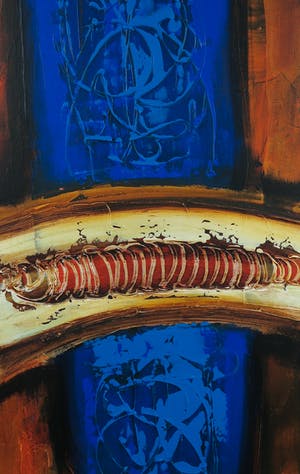 Hans Vanhorck - Olieverf op doek, Abstract with arch (Zeer groot) kopen? Bied vanaf 650!