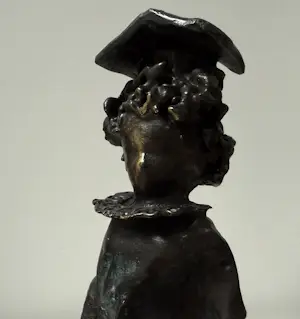 Nicolas Dings - bronzen sculptuur | 'Mobile Home' kaufen? Bieten Sie von 200!