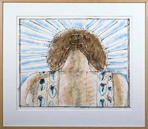 Co Westerik - Litho, Zonder titel - Ingelijst verkocht voor € 1!