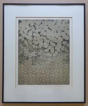 Ada Breedveld - BABY-PUZZEL (STIJL M.C. ESCHER) / KLEURETS / 45x38cm / KADER / SIG / 1981 kopen? Bied vanaf 10!