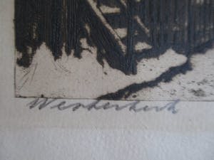 Cornelis Brandenburg - Ets Westerkerk Amsterdam kopen? Bied vanaf 50!