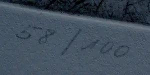 Jan Wiegers - Droge naald ets: Chalet in de sneeuw kopen? Bied vanaf 75!