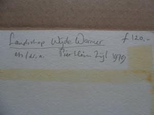 Piet Hein Zijl - Droge naald. Titel, Landschap Wijdewormer. kopen? Bied vanaf 20!