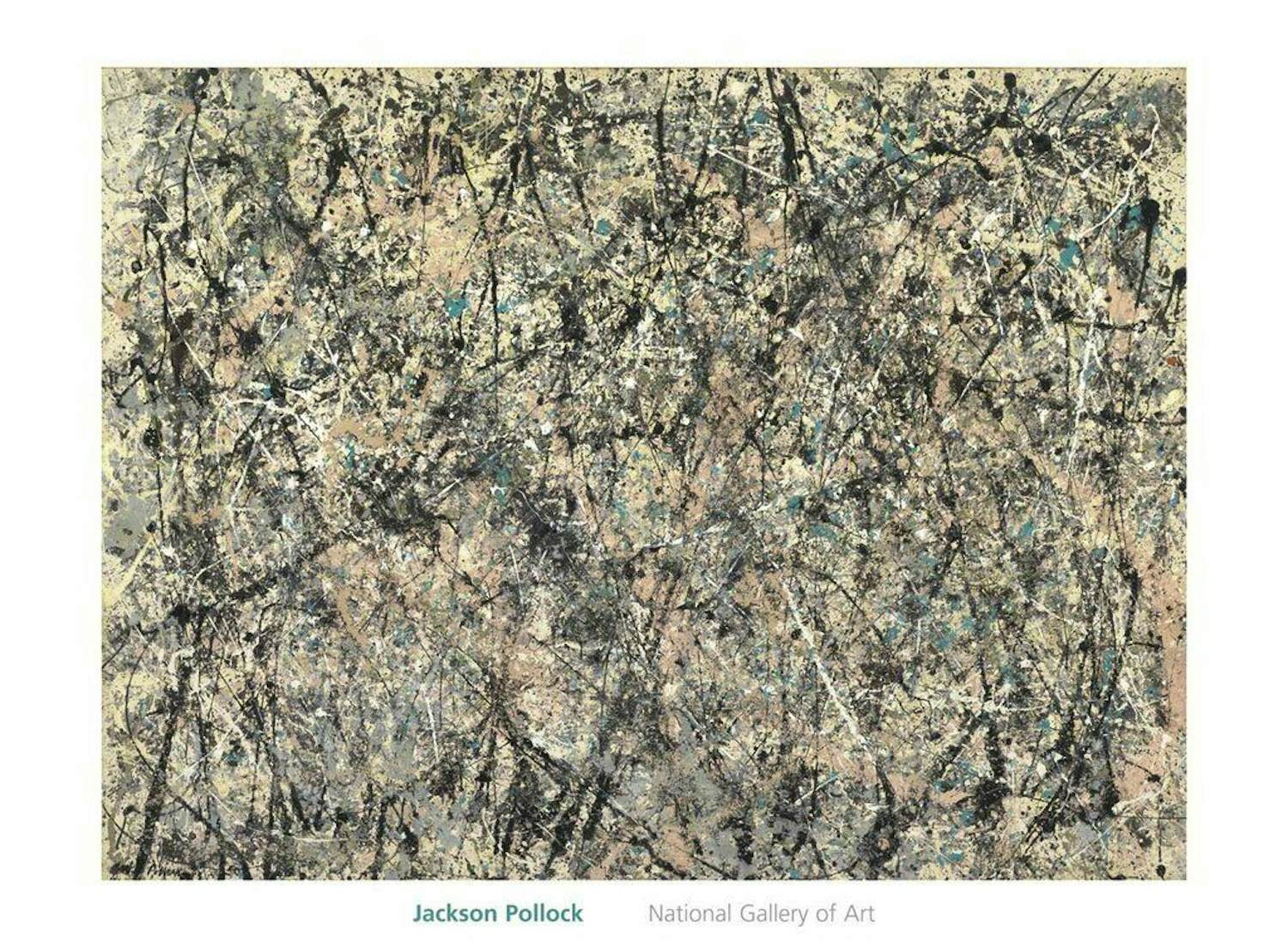 Buy Jackson Pollock - "Lavender Mist 1" - XXL Museumsposter - nach Gemälde in National Gallery of Art? Bid from 260!