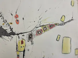 Wim de Haan - Abstracte compositie kopen? Bied vanaf 220!