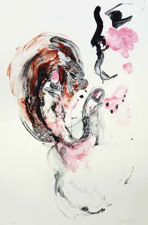 Ger Lataster - Litho, Ons dagelijks brood (Groot!) verkocht voor € 80!