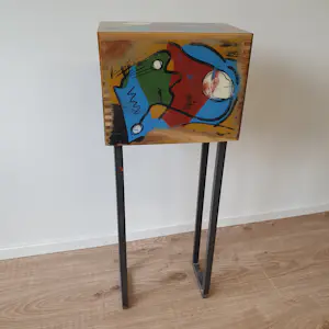 Christian van Hedel - Art Block S blauw epoxy kopen? Bied vanaf 25!