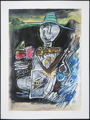 Hugo Claus - Litho, Vogelverschrikker kopen? Bied vanaf 1!