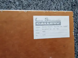 Marcel Fiorini - Erg mooie jaren 60 Ets/aquatint - la Dune aux vignes- kleine oplage - org. lijst kopen? Bied vanaf 55!