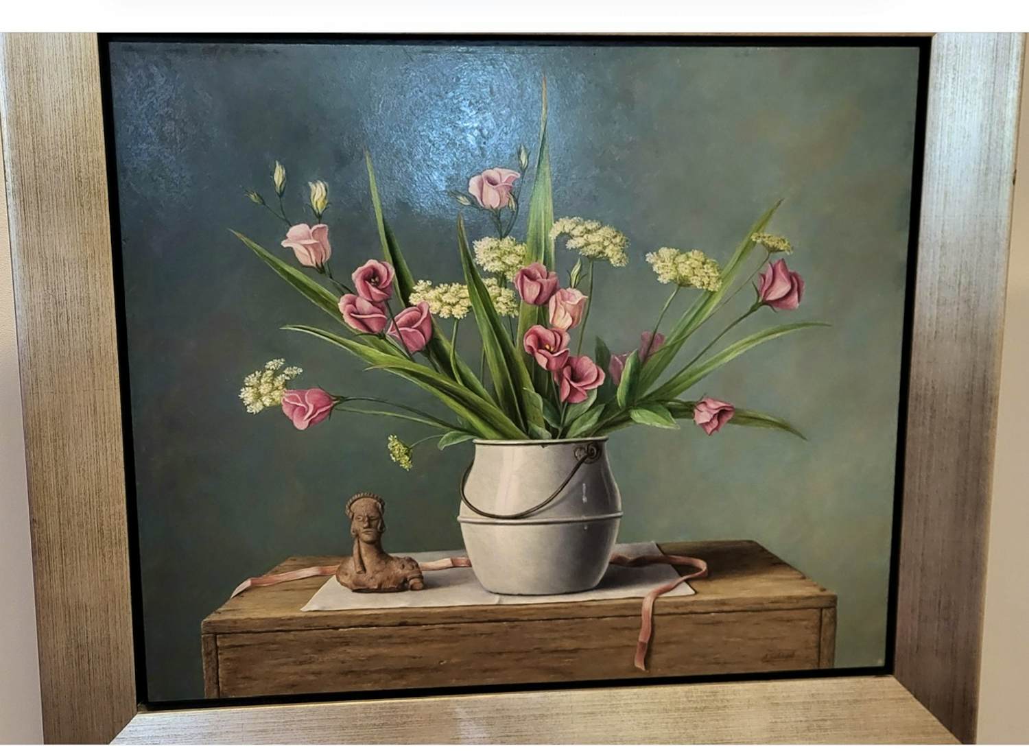 Annelies Jonkhart - Bloemen stilleven wat tot leven komt kopen? Bied vanaf 1500!