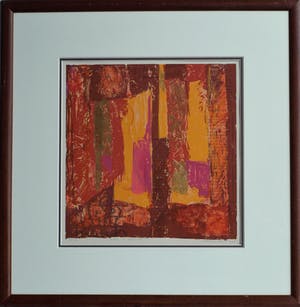 Theodora Plas - Ingelijste zeefdruk , “Le rêve”, ‘De droom’ - 1988 kopen? Bied vanaf 40!