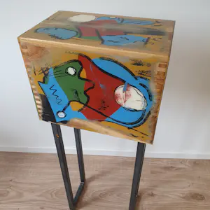 Christian van Hedel - Art Block S blauw epoxy kopen? Bied vanaf 25!