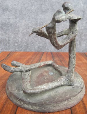 Brons (Onbekend) - Straatmuzikant. kopen? Bied vanaf 50!