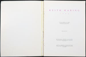 Keith Haring - Gesigneerde foto met tekening en schutblad - Ingelijst kopen? Bied vanaf 1!