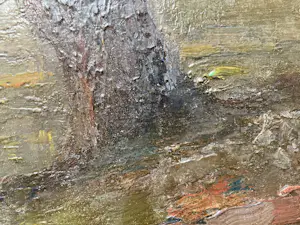 Herman Broeckaert - Landschap met knotwilgen in de avondzon kopen? Bied vanaf 89!