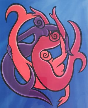 Donna Corbani - Celestial sea | Ingelijst kopen? Bied vanaf 45!