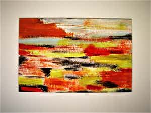 Ernst Vijlbrief - Provo kunstenaar - jaren 60 OLIEVERF "Toscaans landschap" gesigneerd verkocht voor € 20!