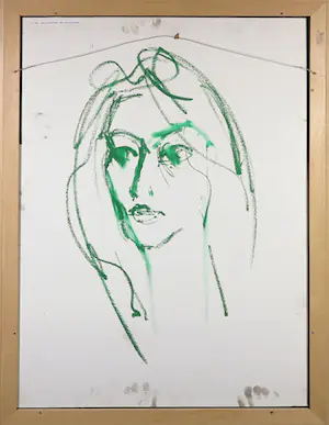 Lieuwe Smid - Olieverf op paneel, Esta - Ingelijst kopen? Bied vanaf 1!