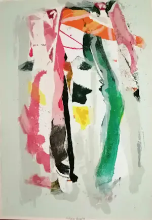 Hans Meyer Petersen - Abstracte compositie kopen? Bied vanaf 150!