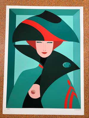 Amleto Dalla Costa - Lady in green verkocht voor € 1!