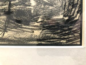 Antoon Kruysen - Boerderij - Krijttekening, Ingelijst kopen? Bied vanaf 60!