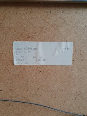 Cees Kortlang - Ets, VII - Ingelijst 11/15 kopen? Bied vanaf 80!