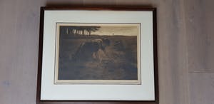 Willem Witsen - ets - Het aardappelrooistertje, no.95, gesigneerd kopen? Bied vanaf 199!