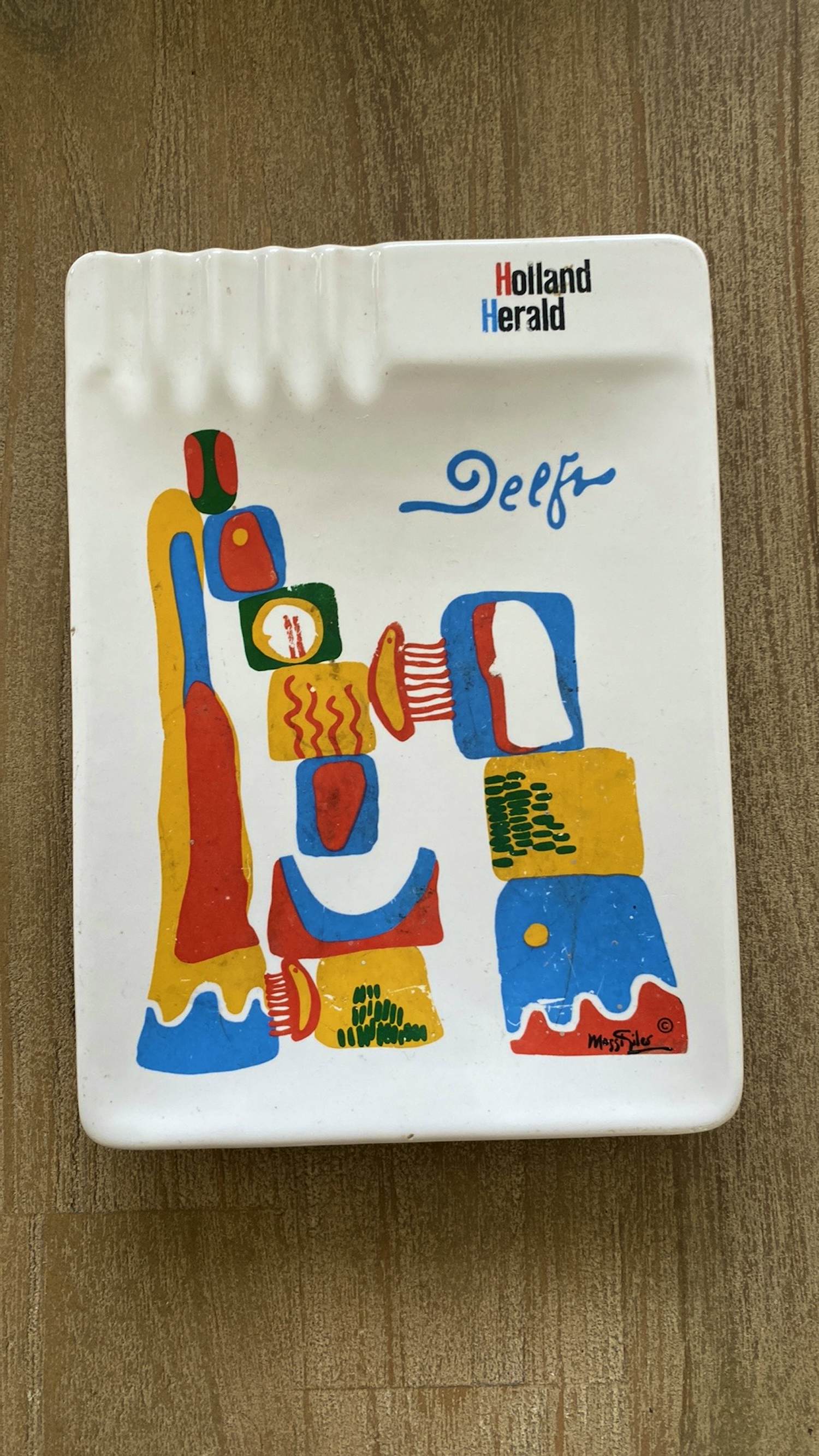 Maggi Giles - Zeldzame Maggi Giles asbak Porceleyne Fles kopen? Bied vanaf 60!