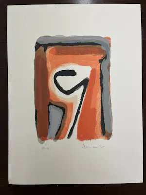 Bram van Velde - Zonder titel - litho in nieuwstaat kopen? Bied vanaf 260!