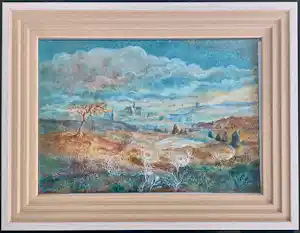 Machteld Hooyen - Haarlem in surrealistisch landschap vendu pour 50€ !