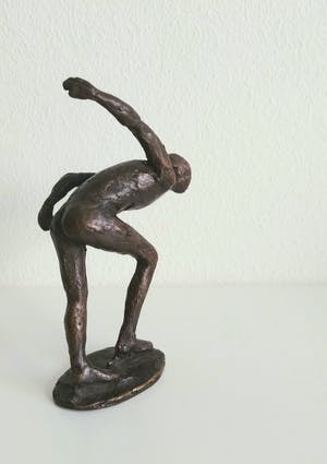 Brons (Onbekend) - De schaatser in actie kopen? Bied vanaf 1!