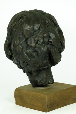 Karel Gomes - Bronzen beeld van hoofd van vrouw - ruim 22 kg kopen? Bied vanaf 695!