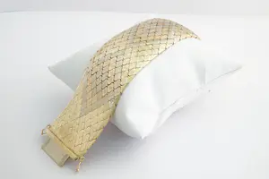 Acheter96 - Vintage seventies 14 krt gouden tricolor armband - ZWAAR! (93+gr)? Enchérissez de 2940!