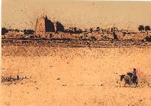 Simon Koene - Jongetje op ezeltje bij de tempel van Karnak (Egypte) verkocht voor € 25!